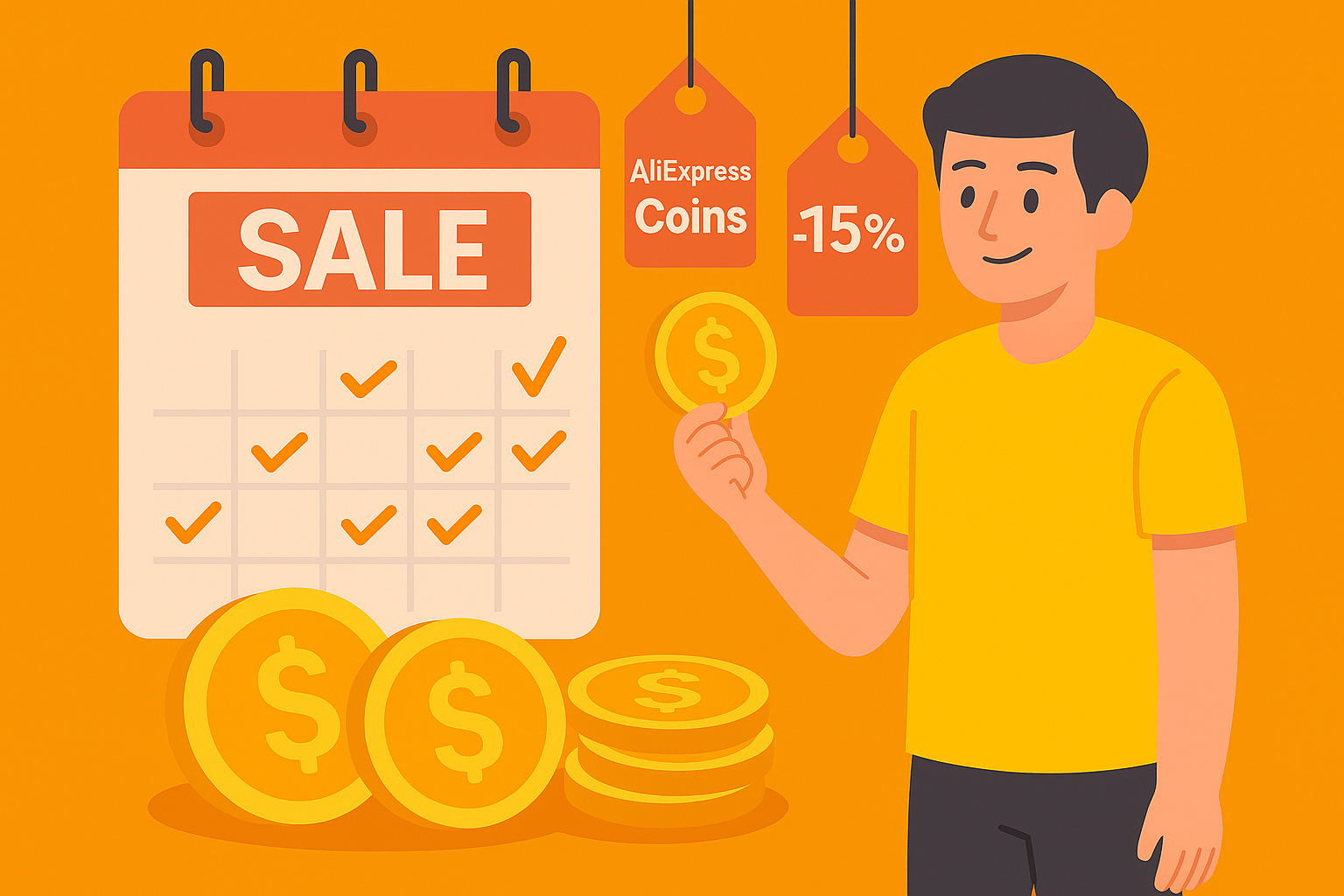 מטבעות אליאקספרס (AliExpress Coins) - המדריך המלא 2025