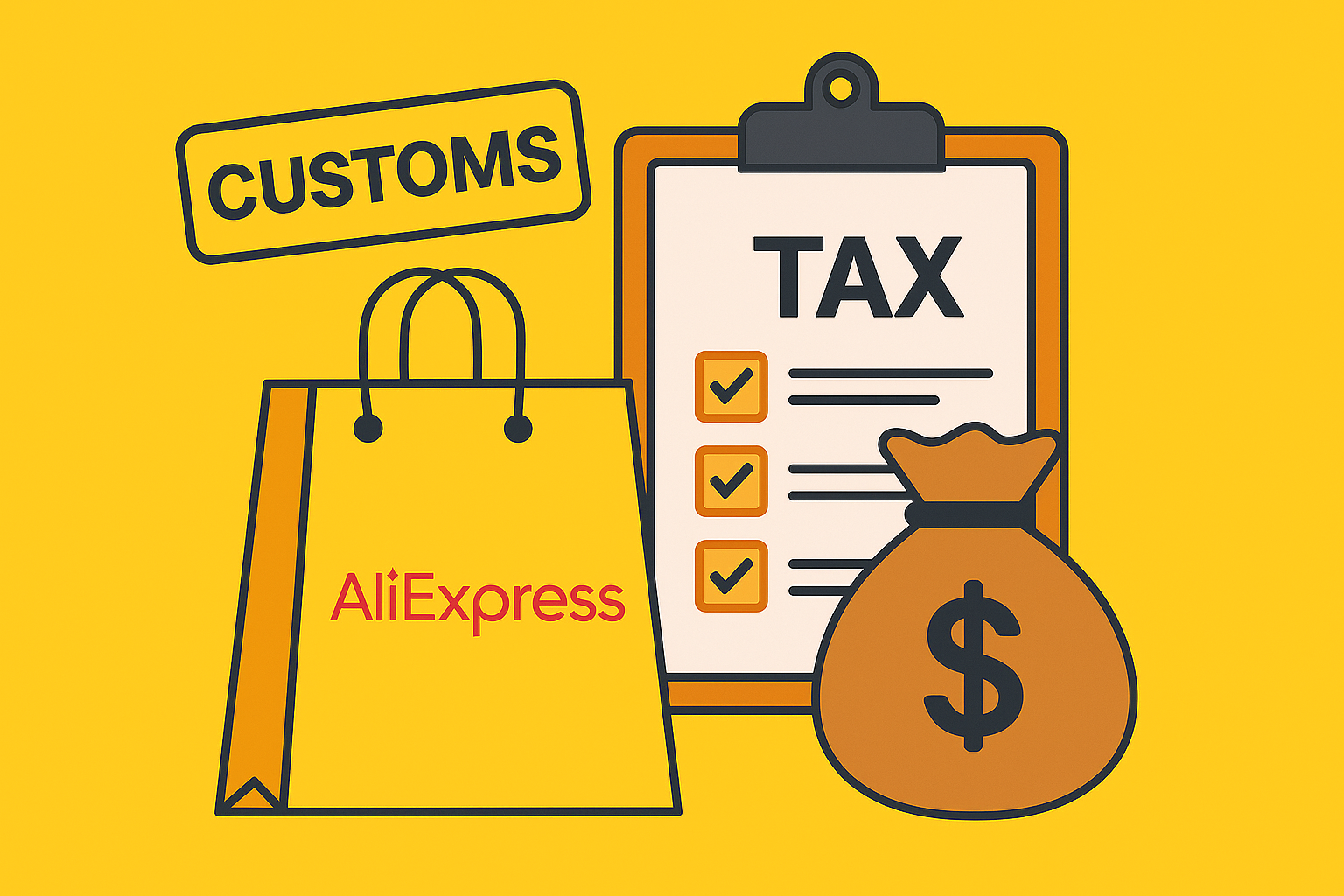 מכס ומיסים על קניות מאליאקספרס לישראל - המדריך המלא 2025